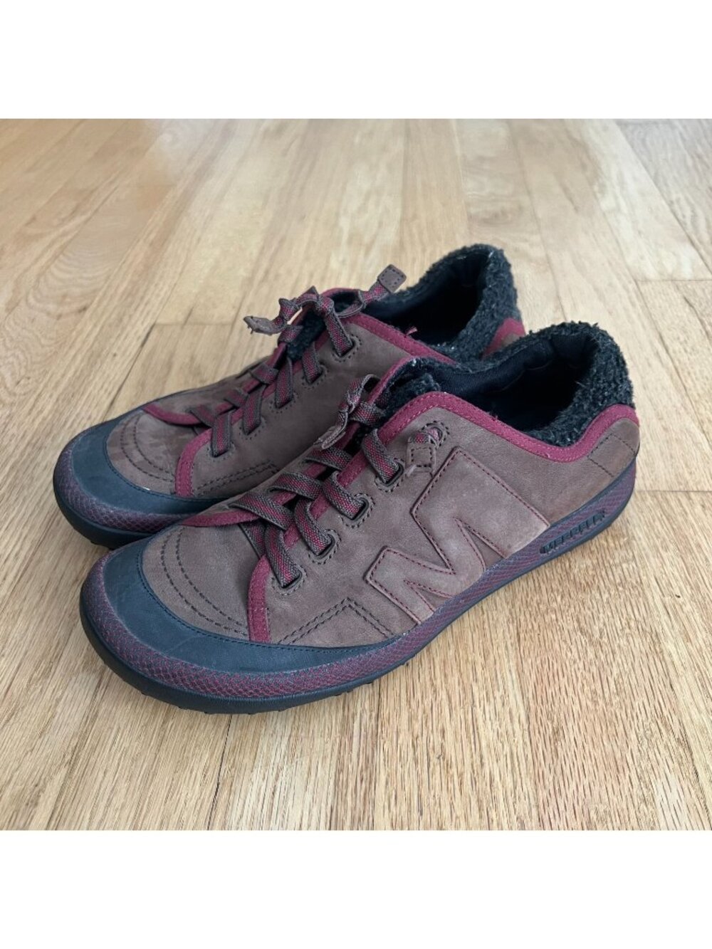 Merrell Neve Lace Up Bracken Brown Leather Shoes Women's Size 7.5